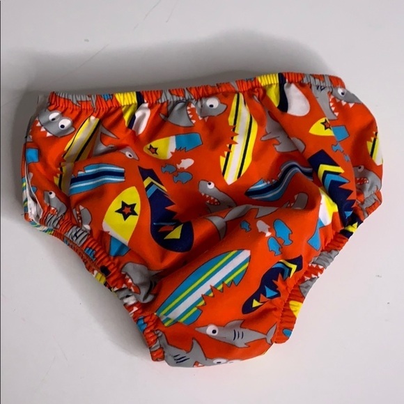 Shark Baby Swim Diaper Cover Size 18-24 Months red - Picture 2 of 6